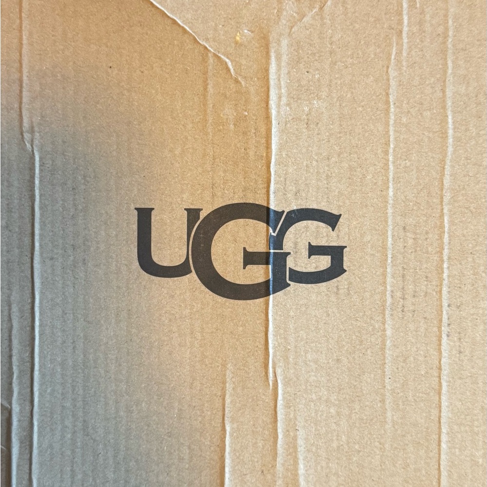 UGG Disquette Platform Slipper Water-Resistant Suede, Charcoal Gray, Size US 6 - Picture 12 of 12